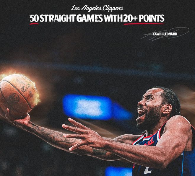 伦纳德绝杀锁定胜局 创NBA历史纪录