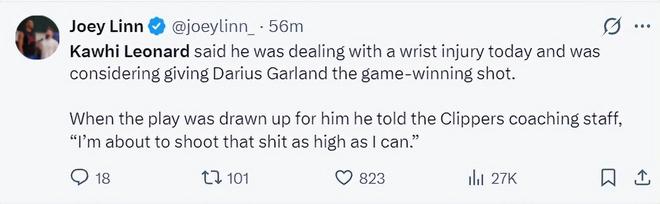 伦纳德绝杀锁定胜局 创NBA历史纪录