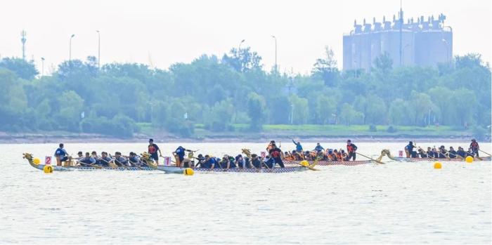 第三届北京丰台区龙舟大赛在园博园开赛 助力全